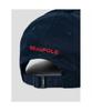 Binpolaegseseoli Cotton Twill Logo Washed Ball Cap - Navy