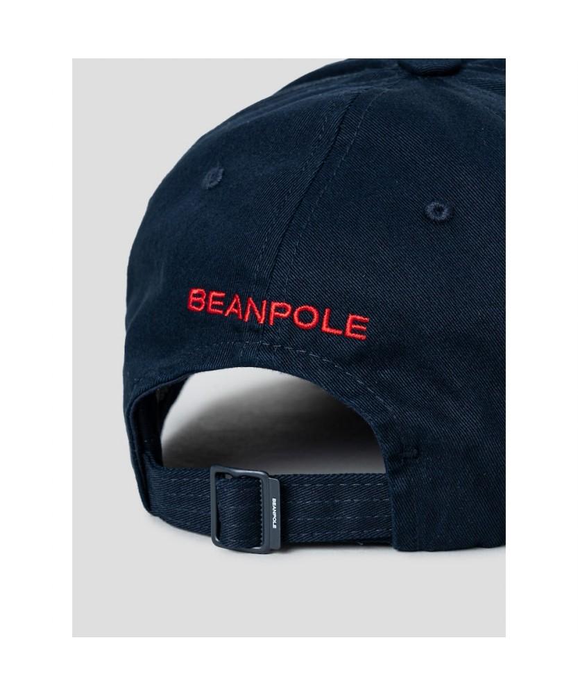 Binpolaegseseoli Cotton Twill Logo Washed Ball Cap - Navy