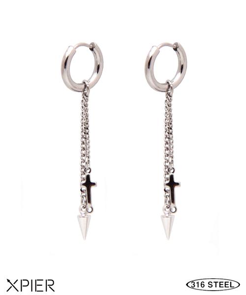 Xpier Ea18153 Ring Chain Earrings Hypoallergenic