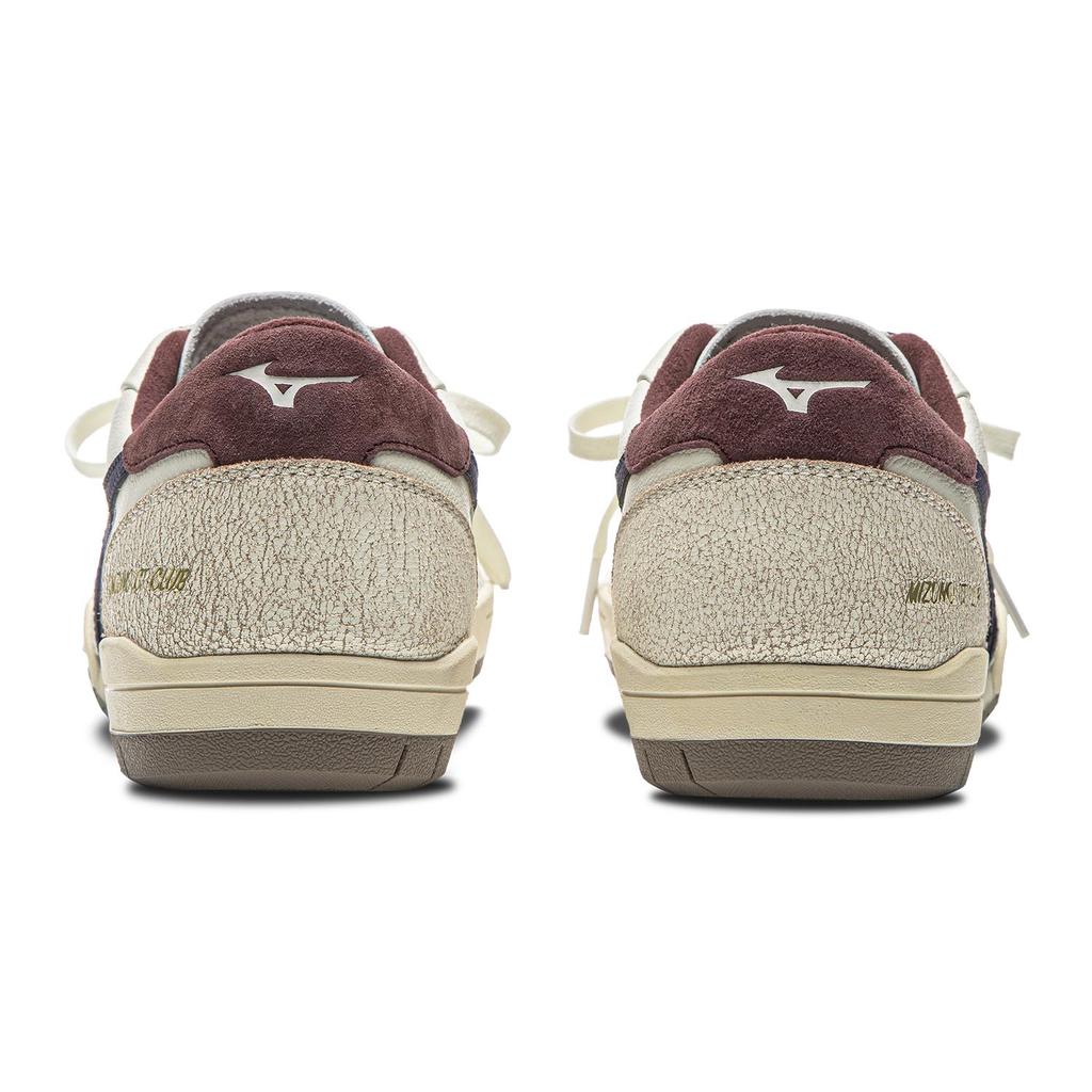 Mizuno Ct Club Casual Versatile Color Block Low Top Skate Shoes Unisex Sneaker Light-Beige D1GH261010