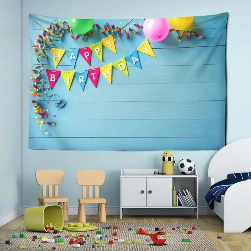 

Гобелен із візерунком із днем ​​народження. Офіс. Гобелен для вітальні. Гобелен для прикраси стін будинку 100x75cm
