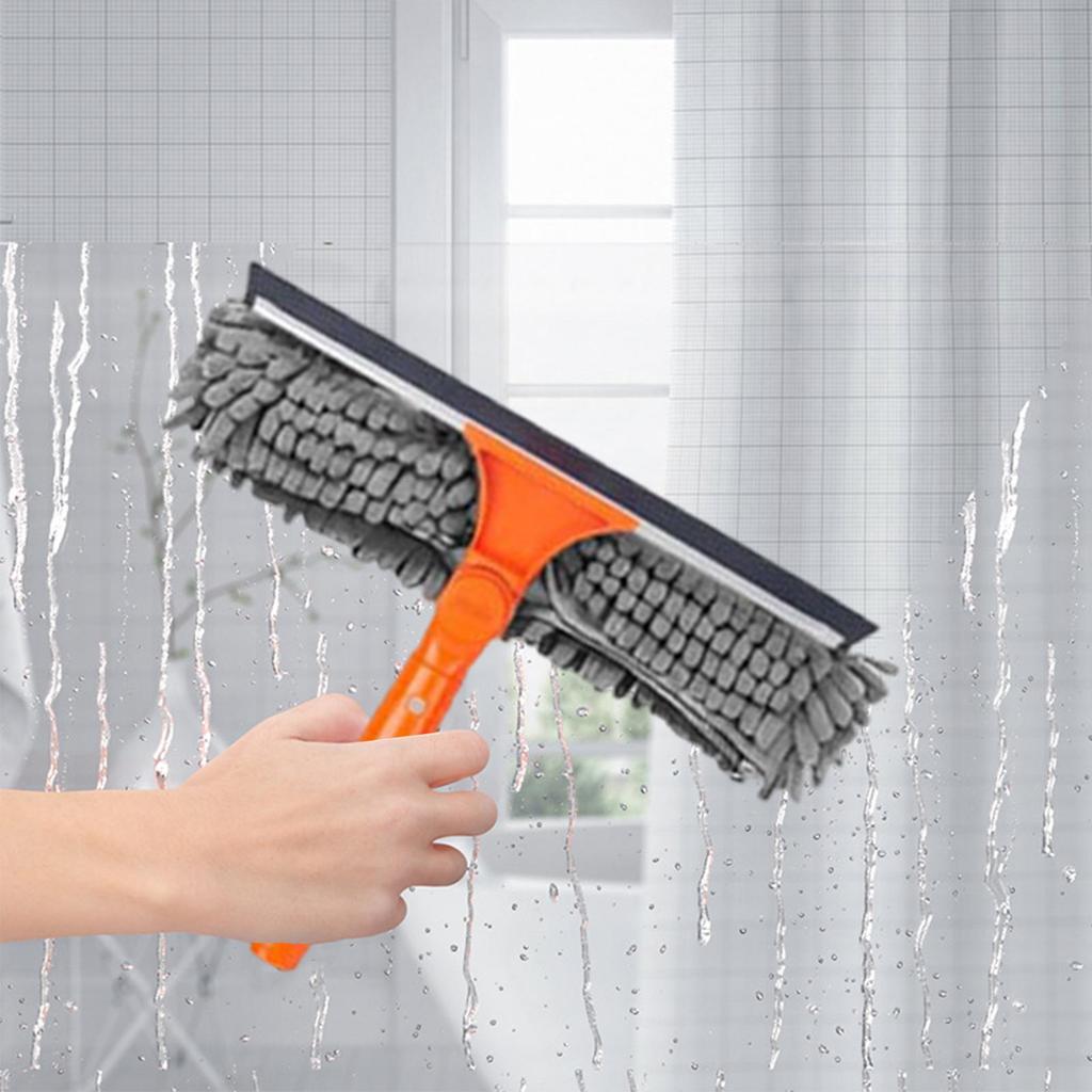 Extended Duster Long Handle Duster Window Squeegee Cobweb Remover Cleaning Tool For Outdoor Glass Furniture Home Roof Indoor