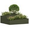 Garden Planter Olive Green 100 X 100 X 50 Cm