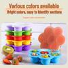 Baby Food Silicone Freezer Tray with Lid - High-Temperature Resistant, Sealed Compartment Mold
