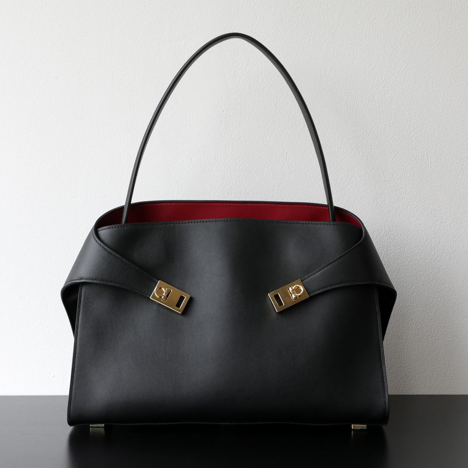 

Xiaomin Light Luxury High-grade Genuine Leather Bag Large Capacity Top Layer Cowhide Female Handbag HUG Portable Bag 38x14x26cm