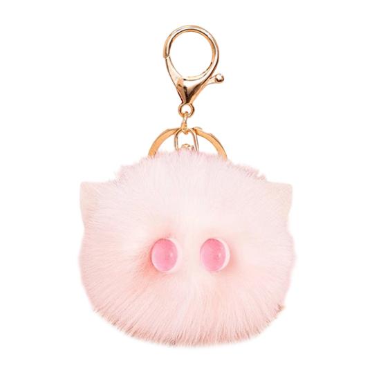Keychain Pendant Plush Cartoon Cat Charm Key Chain Versatile Key Holder Backpack Car Key Accessories