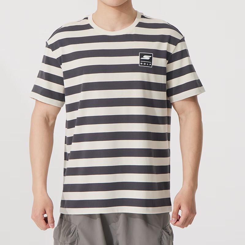 Skechers Men s Striped Knit T-Shirt Men XXL