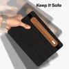 PU-Leder Elastisches Band Stylus Stift Hülle Tasche für Federmäppchen Anti-Verlust Befestigter Schutzbeutel für IPad IPencil 1 2