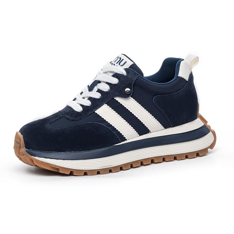 Inner heightening platform retro dad shoes women's 2025 autumn new sports shoes casual shoes German training shoes Forrest Gump shoes women
