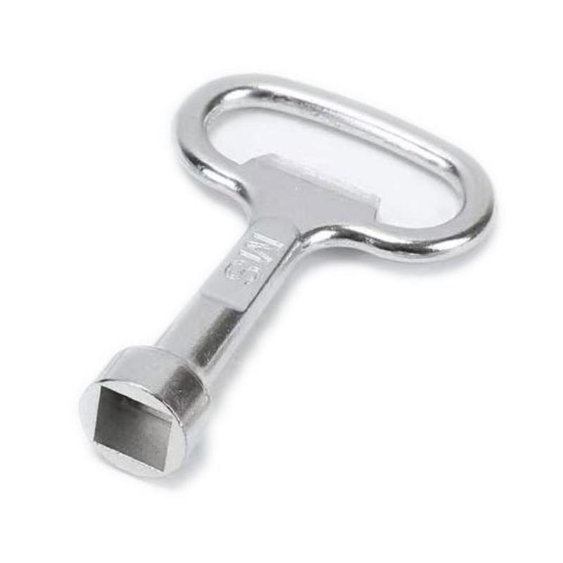 Functional Universal Cross Key Zinc Alloy Plumbers Key Utility Keys for Electric Cabinet Locks Convenient and Reliable