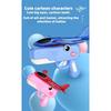 Foam Glider Airplane Launcher Toy, Dinosaur Catapult Gun Aircraft, Outdoor Flying Aircraft with Easy-Load Mechanism, Long Flight Distance Gliders