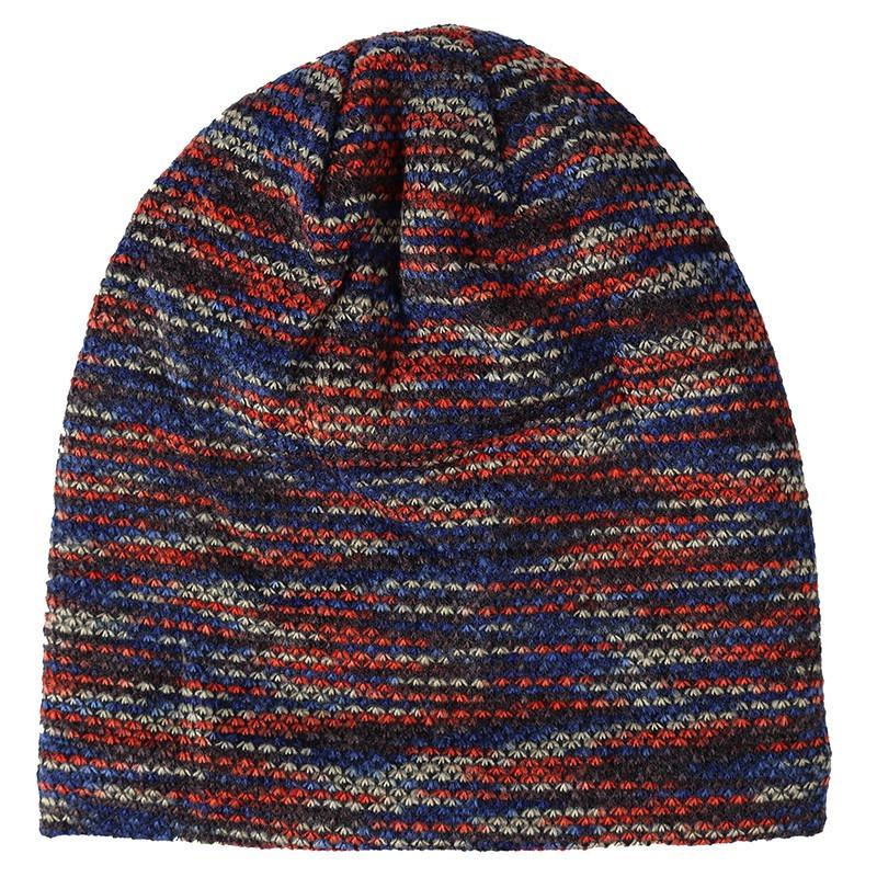 Hat Women's autumn and winter headgear Fleece thickened knitted hat Windproof and cold outdoor cycling Warm in winter