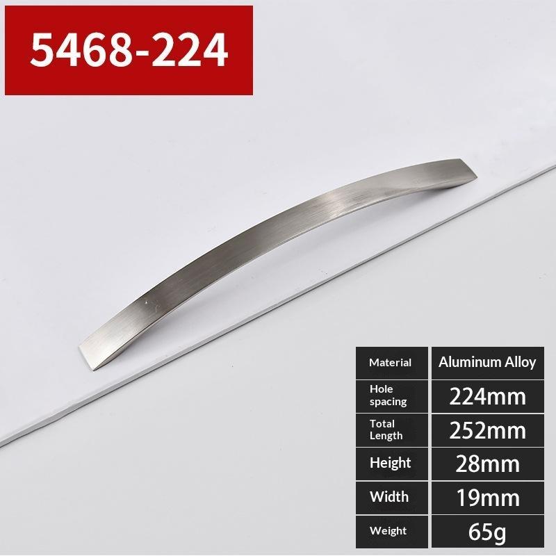 Kitchen Drawer Handles Knobs Lightweight Aluminum Alloy Drill Free Optional Pulls for Cabinet Cupboard Wardrobe Door Decor