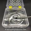Zahnprothese Gebiss Zähne Behälter Etui Zahnmedizin Material Dental Prothesen Schutz Transparent Aufbewahrungsbox Mit Folienhalter