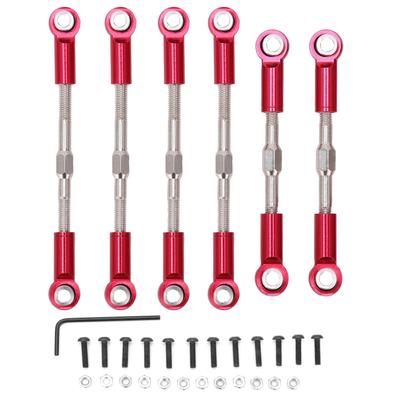RC Metal Pull Rod Steering Servo Link Linkages Tie Rod for WLtoys 144001 124018 124019 1 14 RC Car