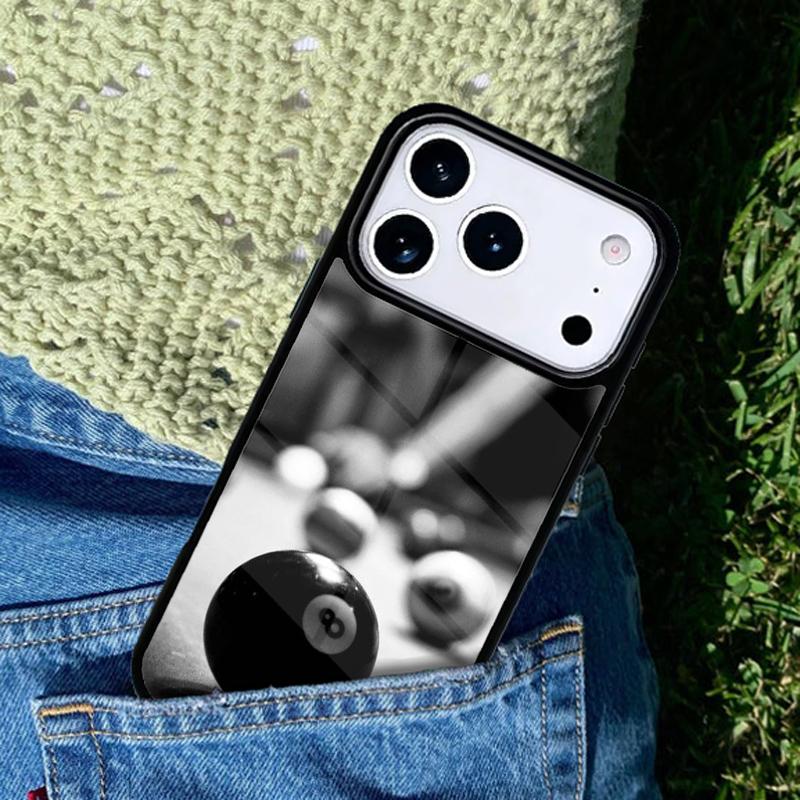 Billiards Snooker Phone Case Cover for IPhone 11 12 13 14 15 16e 17 Pro Max Coque for IPhone 17 Air