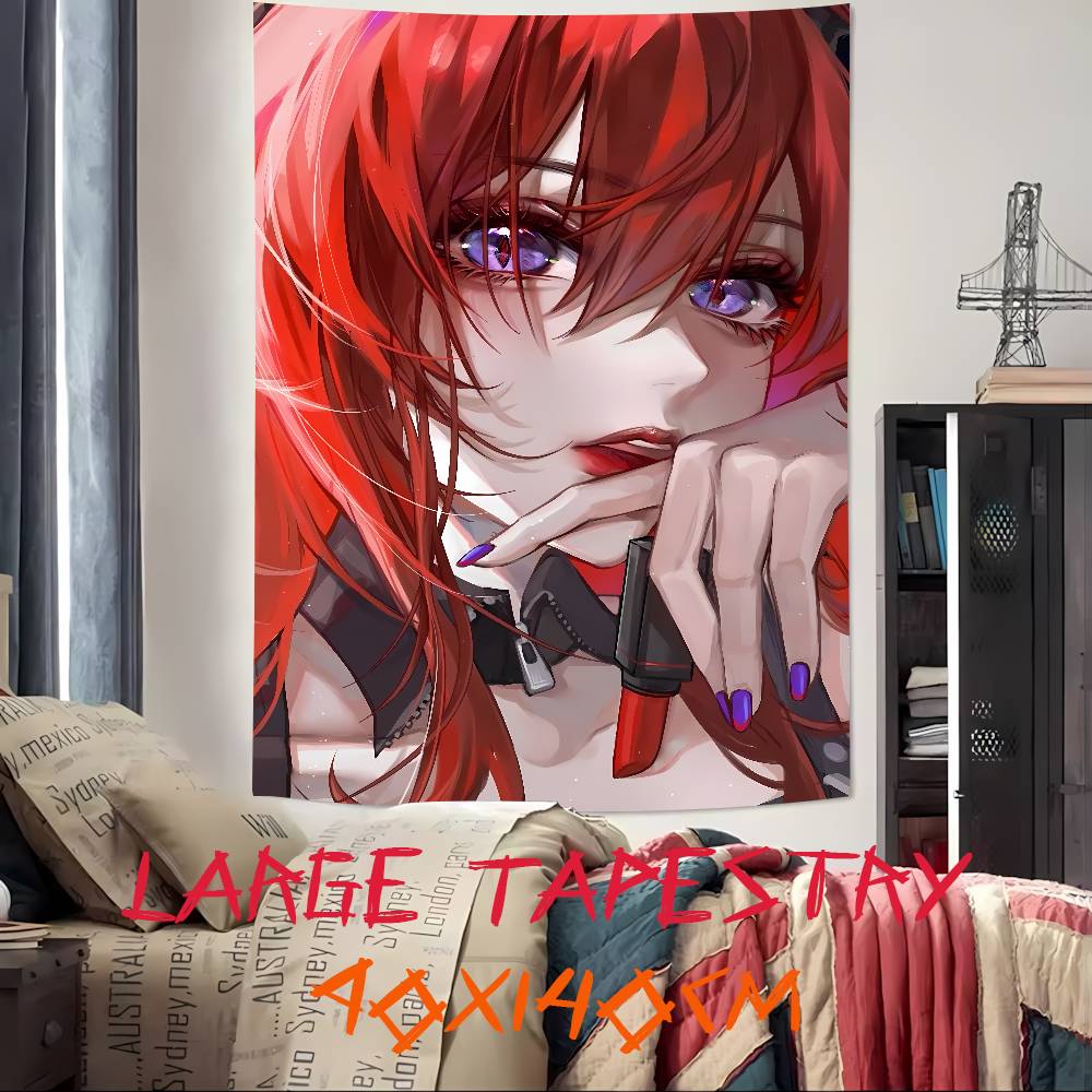 Pretty Hot Girl Laevatein Tapestry Decoration Bedroom Dormitory Background Cloth Holiday Home Party Living Room Club Tapestry