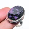 Natural Russian Charoite Gemstone 925 Sterling Silver Jewelry Ring Size 10 AR-17115