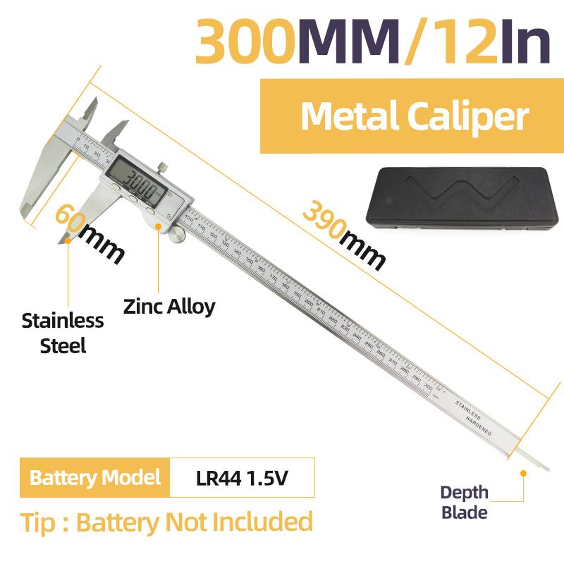 Vernier Caliper With Meter Dial Calipers Metal gauge Micrometer Ruler Metal Caliper Stainless Steel Gauge Depth Measuring Tools