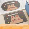 Household Entrance Toilet Water Absorption Non Slip Bathroom Mats