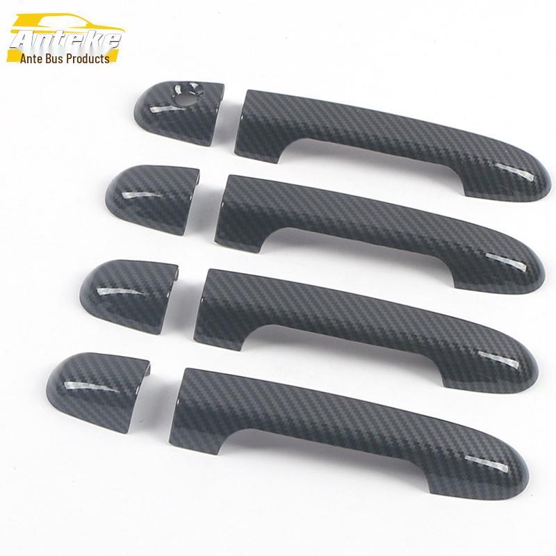 Elantra Electroplated Door Handle Armrest Sticker - Handshake Buckle Car Accessory.