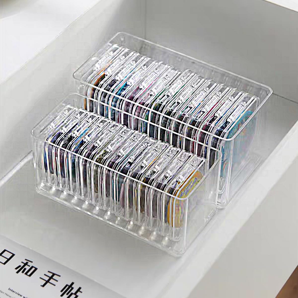 

Can Badge Storage Display 56mm Small Divider 12 Large Fits 56mm Diameter for Acrylic Nail Small for Your Favorite Character Badge 56mm Compatible 1