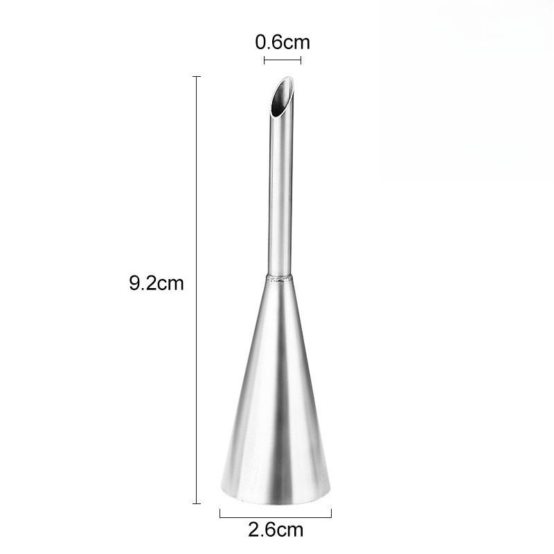Stainless Steel Puff Mouth Cake Puff Cream Flower Squeezer Western Pastry Cake Baking Tool Framed Mouth Baking Set Nozzle