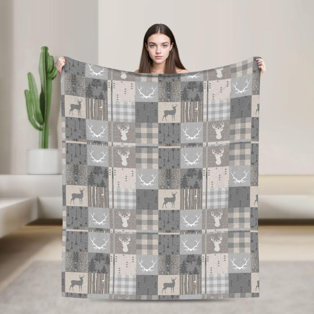 Christmas Brodie Dress Tartan Plaid Blanket Flannel Summer   Multifunction Soft Throw Blankets for Bedding Car Bedspread