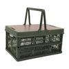 Camping Picnic Basket Foldable Large Capacity Multifunction Handheld Camping Storage Basket Camping
