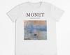 Impression, Sonnenaufgang von Claude Monet T-Shirt / Kunst / Impressionismus, Moderne Kunst / 100% Baumwolle