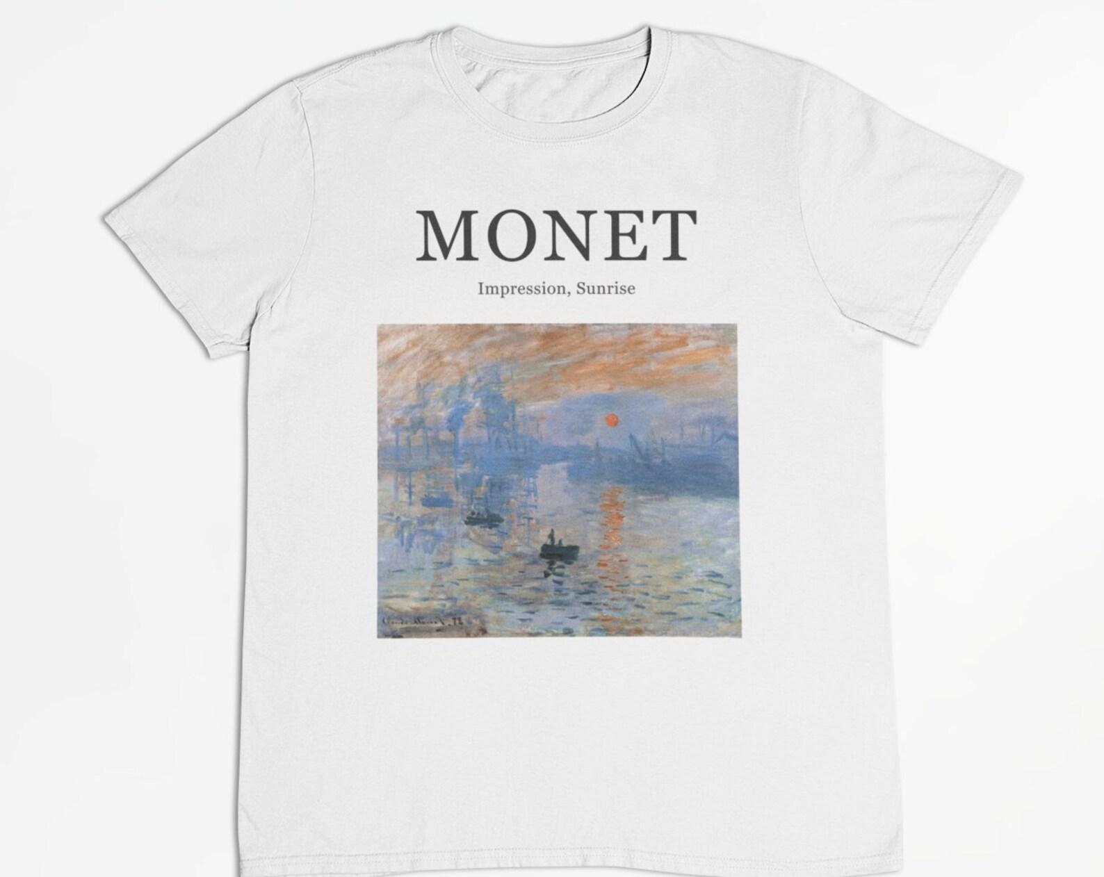 Impression Sunrise by Claude Monet T shirt / Art / Impressionism, Modern art / %100 Cotton S