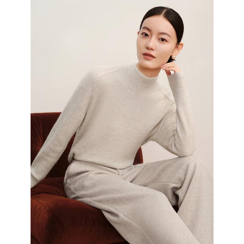 JUZI ANNACAU Women's Seamless Wool Blend Sweater