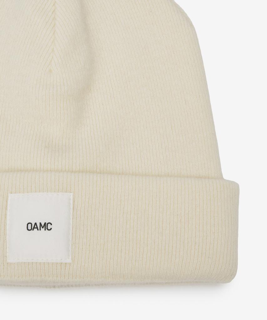 OAMC Fissler Logo Patch Beanie - Natural White / 23A28Oak13Fltoa007108