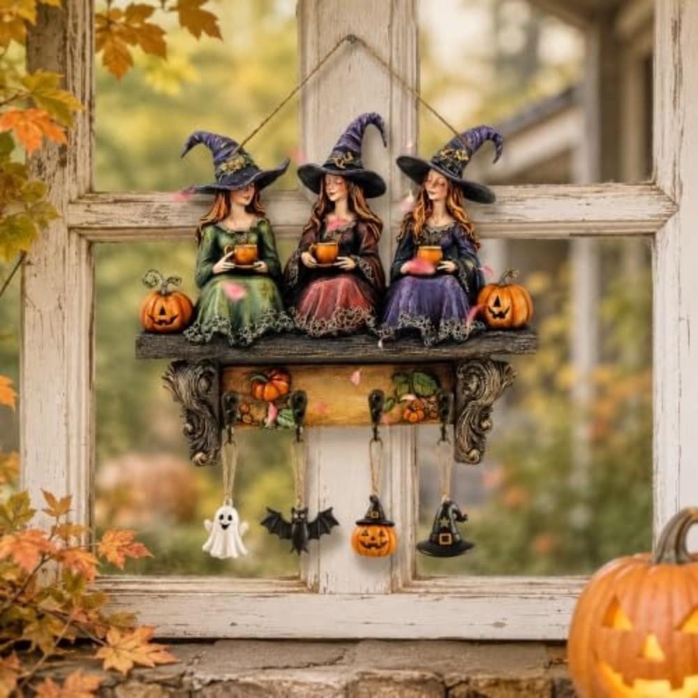 Rustic Style Key Rack Flat 2D Keys Storage Holder Practical Key Organizer  Halloween Decoration