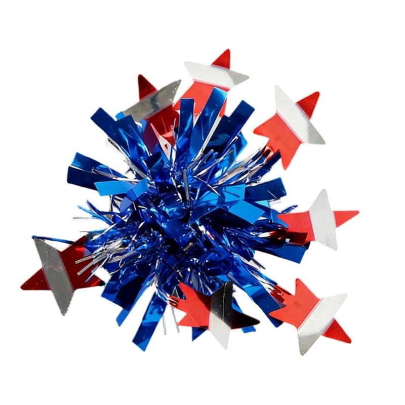 Hair Barrette Unique Patriotic Tinsel for Women Men Photo Props Western Hairpin Headwear Hair Ornaments