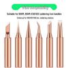 900 Pure Copper Inner Heated Soldering Iron Tip for 936 Station with 907 Handle & Auto Solder Feeder for Non-Magnetic Welding