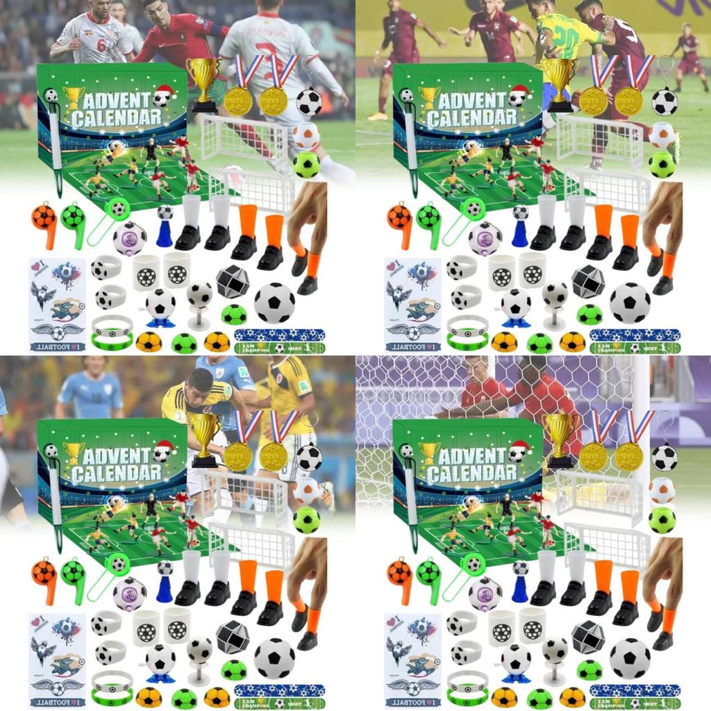 Exciting World Cup Soccer Blind Box Toy Set Includes Cheer Whistles And Stickers