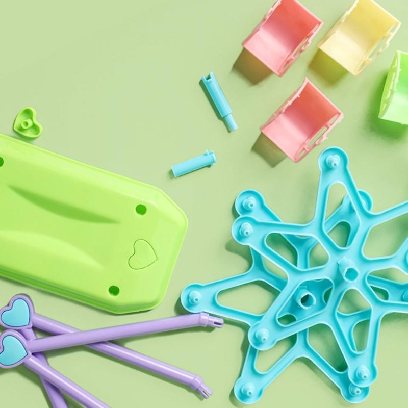 Parrots Feeding Toy Colorful Ferris Wheel Food Container Training Supplies Ferris Wheel Shape Toy Colorful Cups