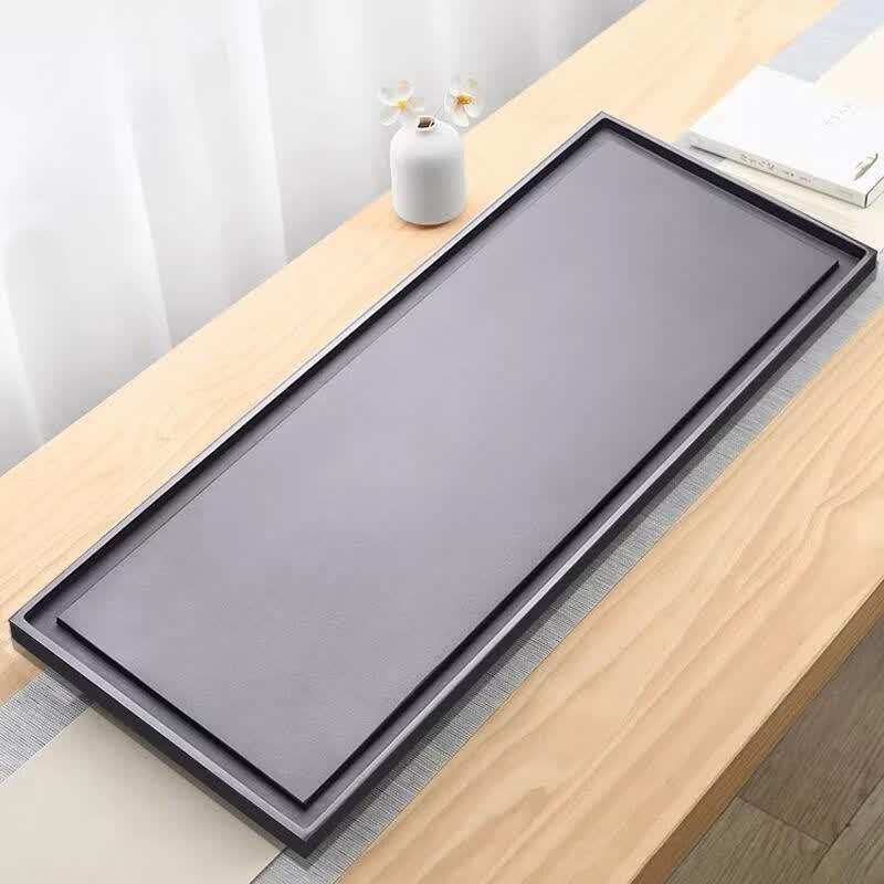 

Modern Black Gold Stone Tea Tray