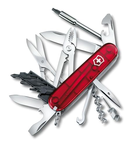 

Victorinox - Cybertool 34 Швейцарский армейский нож (Прозрачный красный) 17725