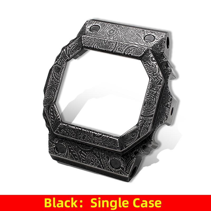 GX56 GX56BB Metallgehäuse Armband Mod Kit Für G-SHOCK Casio GX-56 GXW-56BB Edelstahl Lünette Armband gx56 retro Paisley Muster Set