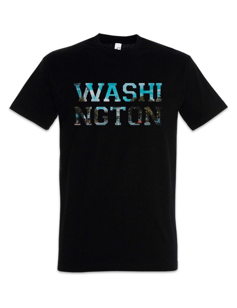 

Washington T-Shirt D.C. DC City Skyline United States of America USA US XL