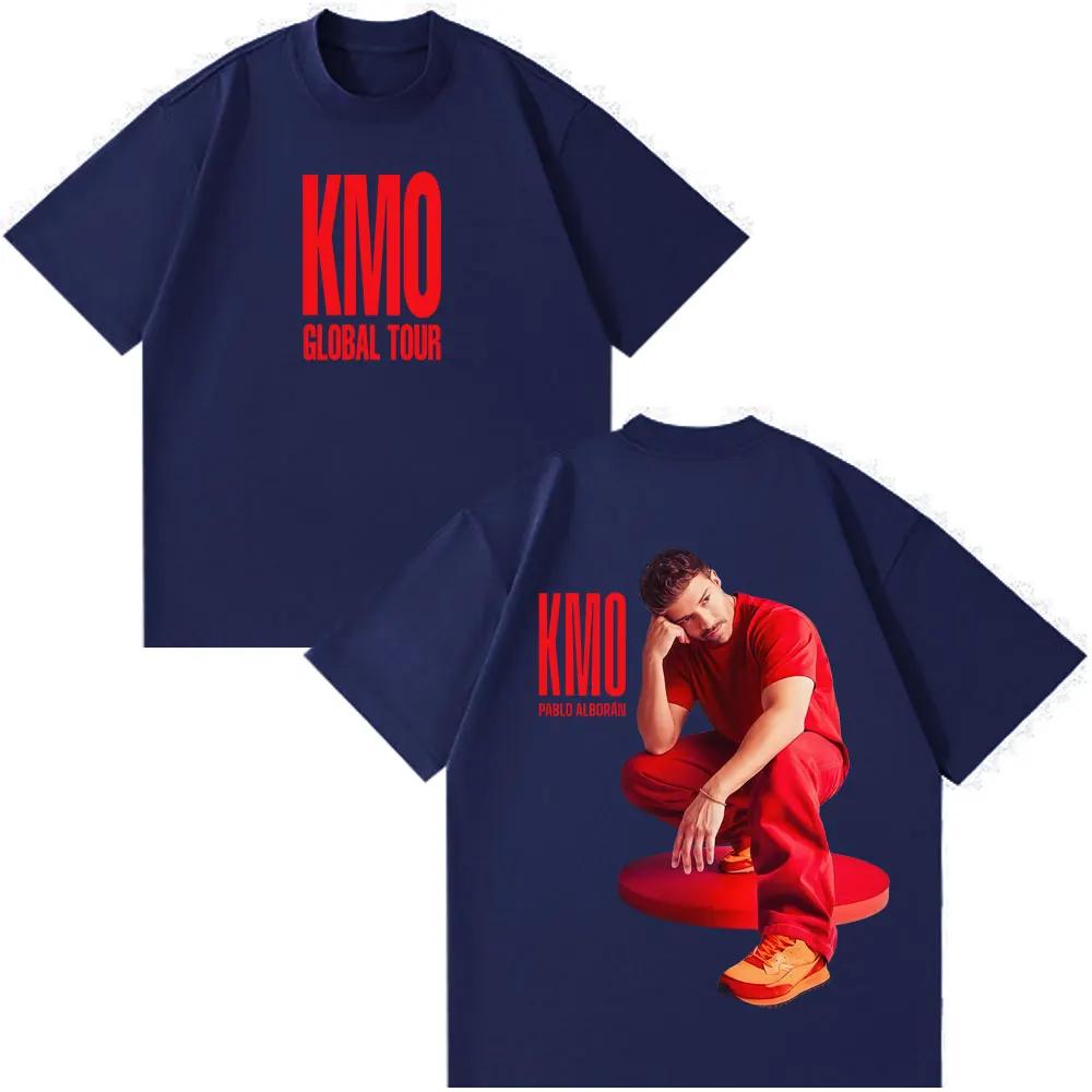 Singer Pablo Alborán Kmo Global Tour 2026 Print Tees Unisex Women Hiphop Tshirts Shortsleeved Loose Casual TShirts Streetwear