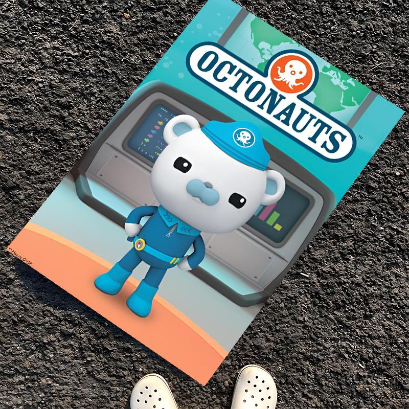 Octonauts Printed Carpet, Rug for Office Chair Living Room Bedroom Kitchen Room Decor Gifts.