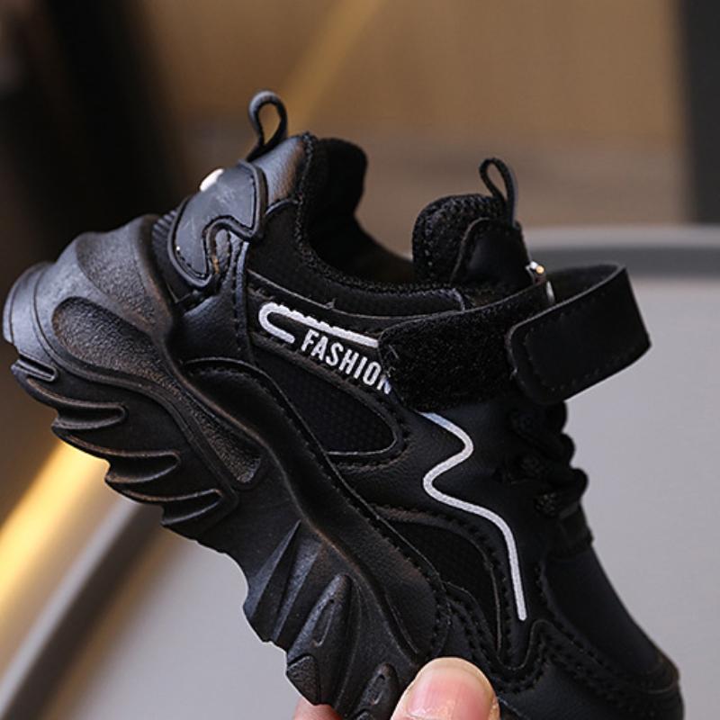 Nowe Wiosenne i Jesienne Modne i Wszechstronne Wygodne Odporne na Zużycie Sportowe Buty z Miękką Podeszwą dla Chłopców i Dziewcząt