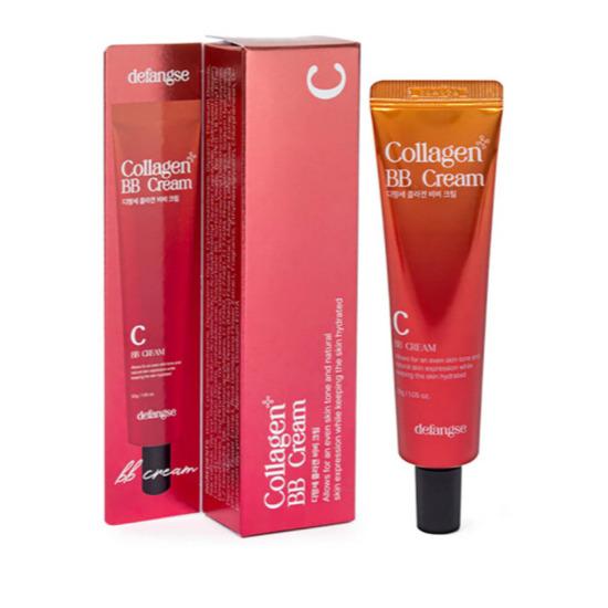 Defangse Collagen BB Cream & Collagen Tone-Up Cream Set 30g – Brightening Makeup Base Collagen BB Cream 1