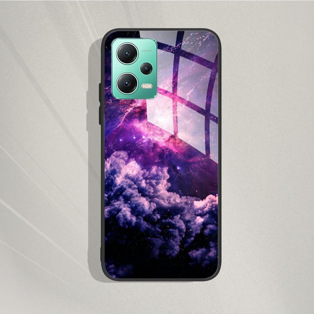Gehärtetes Glas Handyhülle Für Xiaomi Poco X5 Pro 5G Rückseite Für Xiomi Poco X5 Pro X5pro Hülle Silikon Handy Schutzhüllen