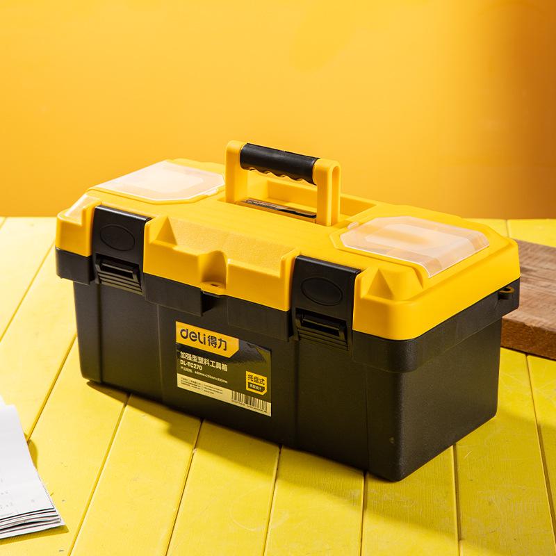 Deli Tools 17" Multi-Functional Portable Tool Storage Box DL-TC270