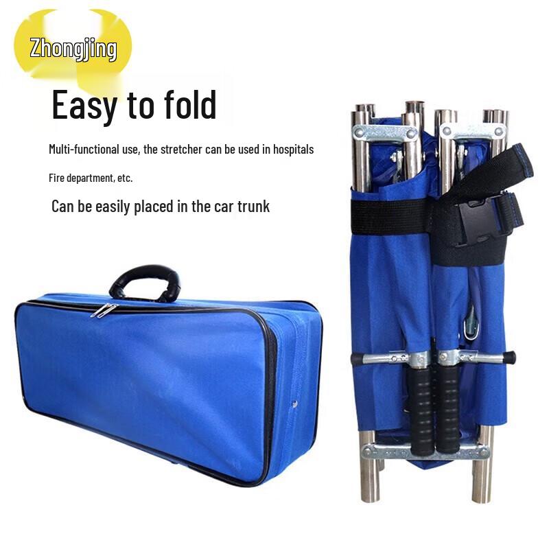 Zhongjing Aluminum Alloy Four-Fold Ambulance Stretcher