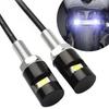 Universal Motorcycle LED Eagle Eye Shape Mini License Plate Light Turn Signal Turn Indicator Tail Rear Light Brake Fog Lamp Bulb
